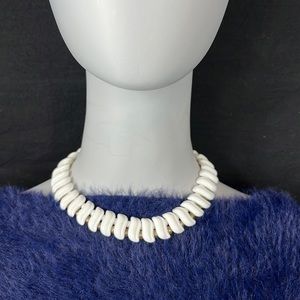 Unique Milk Glass Choker Made in Japan